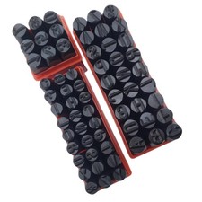 9/27 PCS Number Letter Stamp Set Punch Press Tools Metal Stamps Set for DIY