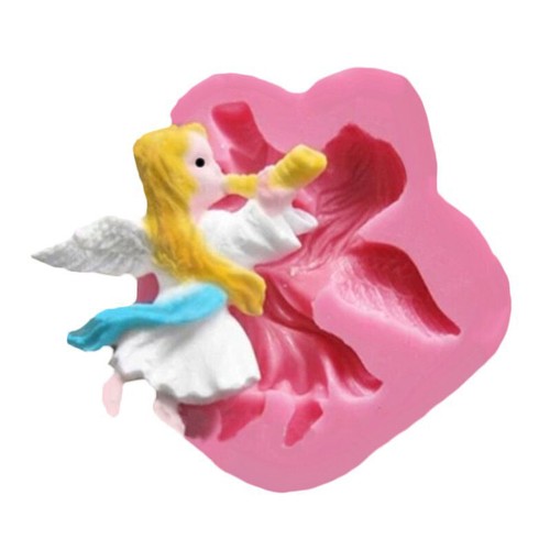 Baking silicone mould - baking, angel