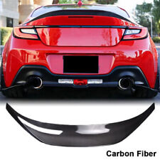 For Subaru BRZ Toyota GR86 REAL CARBON FIBER Rear Trunk Spoiler Tail Wing Lip