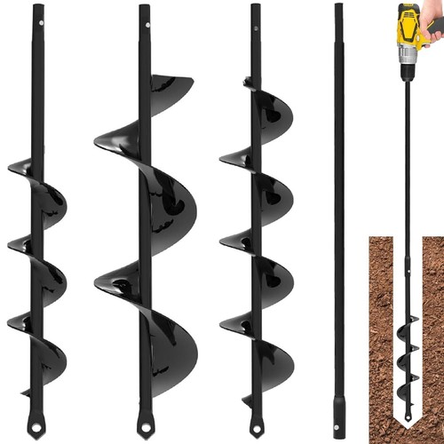 Planting auger spiral hole - planting,