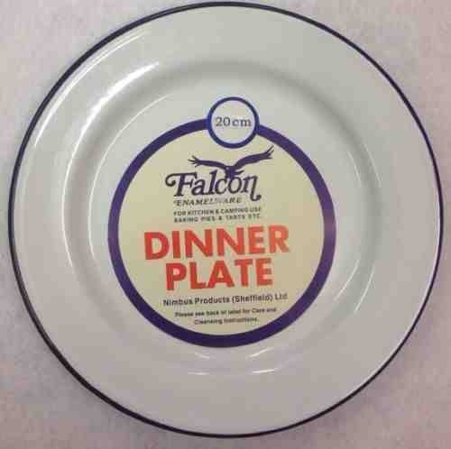 Falcon enamel dinner plate - falcon,
