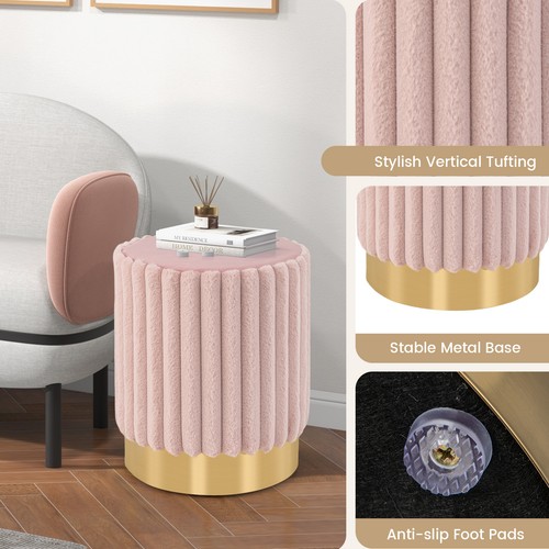 Upholstered footrest stool - footrest,