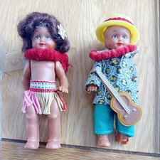 Vintage Hula Dashboard Dolls x
