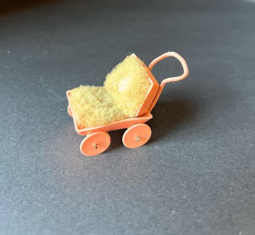 Vintage baby carriage buggy - vintage,