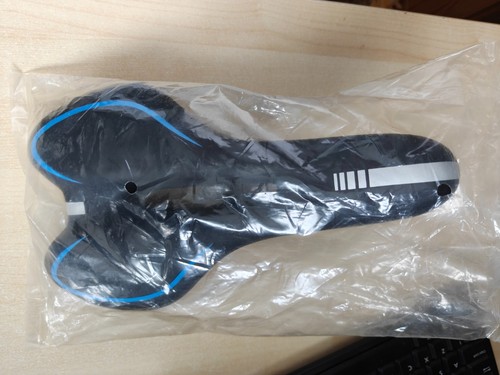 Bike saddle with seat - with, post