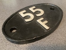 Original Railway Shed Plate ~