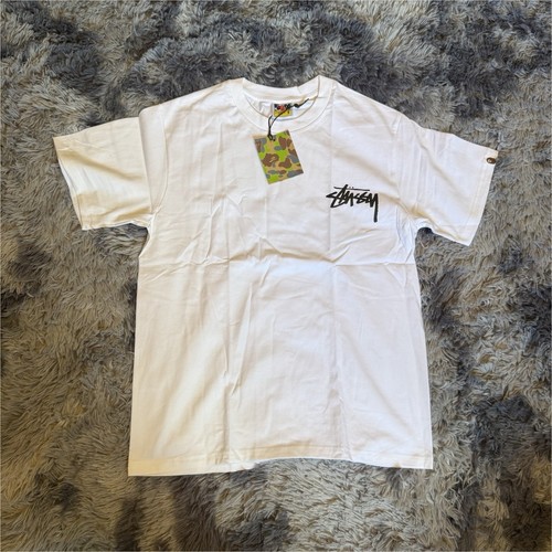Stussy bathing ape white m - a,