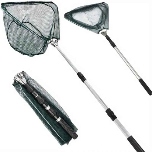 Foldable fishing landing - landing, net
