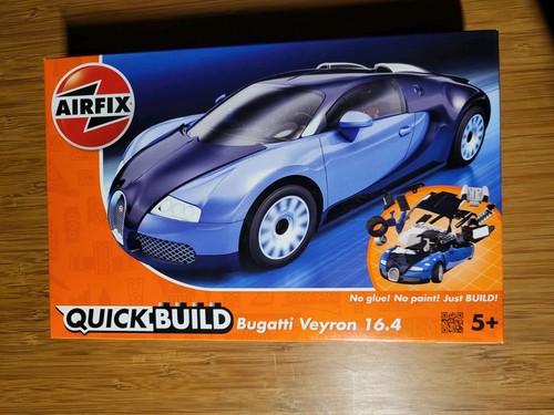 Airfix quick build bugatti - build,