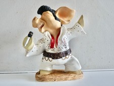 FUN LARGE ELVIS PIG-LEY FIGURE STATUE ORNAMENT - LEONARDO COLLECTION