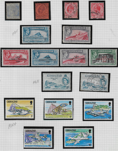 Gibraltar album page - album, 17