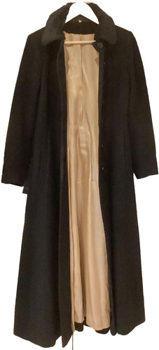 Laura ashley black wool