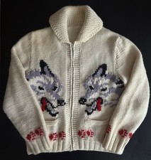 1950s Mary Maxim Wolf Knitting