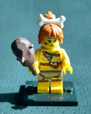 LEGO Cave Woman Minifigure from Series 5 (8805-5) with stand and accessories
