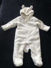 Baby Fleece pram suit, 3-6 Months