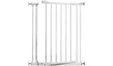 Cuggl Slim Fit Safety Gate - White ,Height 74cm NO KEY (OPENED BOX TESTED ITEM)