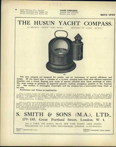 1922 paper husun - husun, yacht