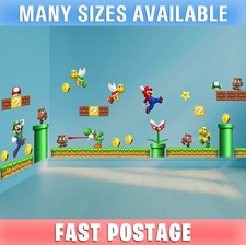 DIY SUPER MARIO Wall Stickers