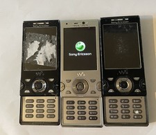 Sony Ericsson W995 Silver and W995 Black - Lot x3 Walkman Phones - WORKING