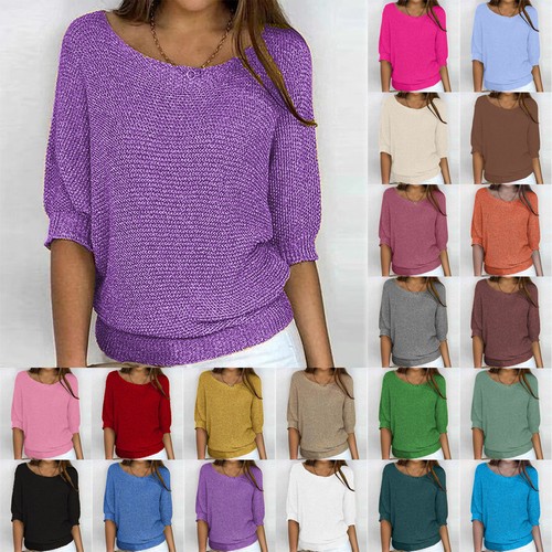 Ladies batwing sleeves jumper - batwing,