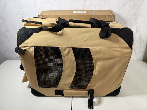 Foldable fabric dog travel - fabric,