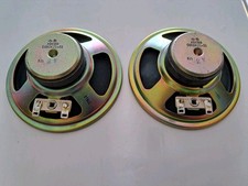 Vintage Pair Foster Speakers 9.2 cm. Ohm 8.  C09OK21-51. 2T53L Old Stock Unused 