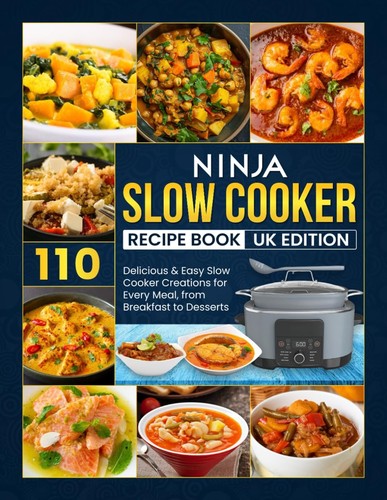 Ninja slow cooker - ninja, book