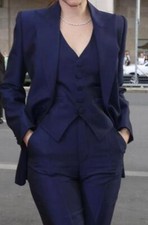 Navy Blue Women Suits Party