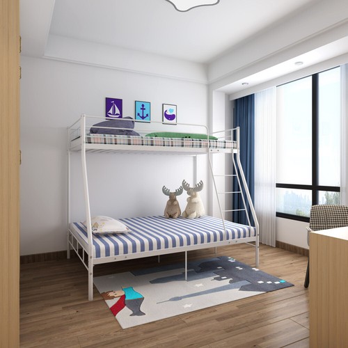 Metal bunk bed triple sleeper - bed,