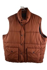 MARKS AND SPENCER Brown Padded Gilet size 2XL Mens Puffer vest Casual Outdoors