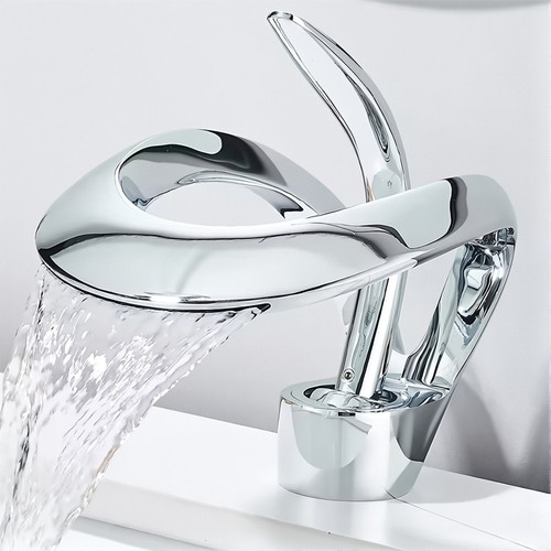 Waterfall bathroom sink faucet - bathroom,