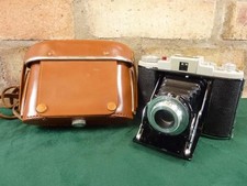 nice vintage Kodak 66 Model III folding camera 120 roll film in case