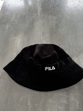 Retro Fila Bucket Hat Black