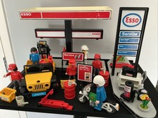 Playmobil 3434 Esso Shell Garage, Vintage, Preowned