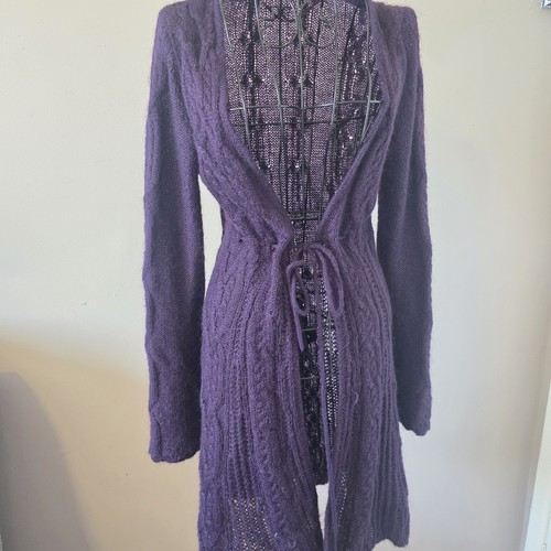 Monsoon purple mohair - mohair, longline
