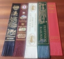 5 X Mixed Railway 🚂 🚂 🚂 🚂 🚂 Vintage Leather Bookmark Bundle GVC!! D53