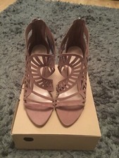 Zara Blush Scrappy Heels NEW Very Rare UK Size 4