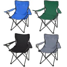 Outdoor Camping Folding Chair Fold Up Deck Garden Beach Chairs Fishing Seat
