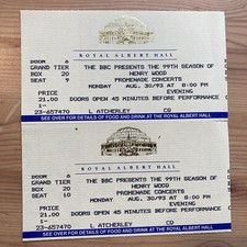 1993 Tickets To BBC Proms at