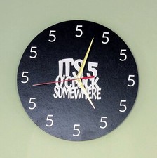 It's 5 O'Clock Somewhere Clock