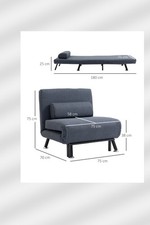 HOMCOM Folding 3 Position