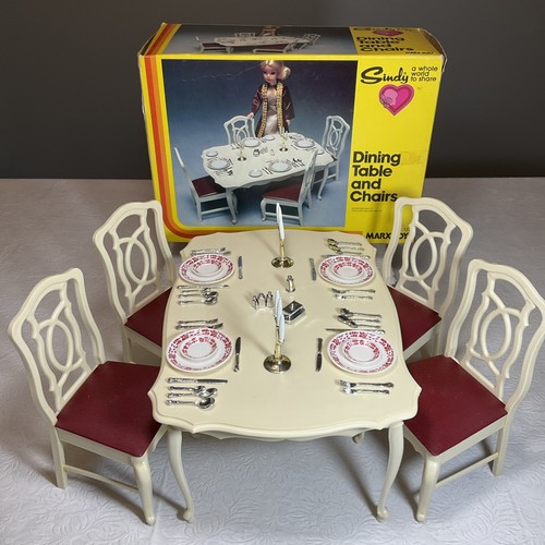 Vtg sindy doll dining - vtg, table