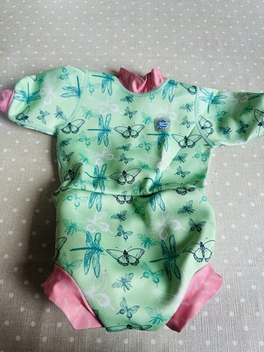 Happy nappy green pink - nappy, wetsuit