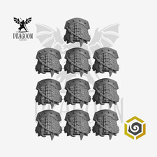 Dragon Pauldrons with Gorget