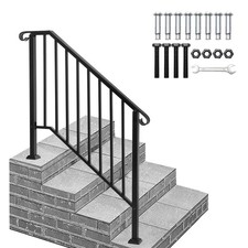 Iron Step Handrail Stair