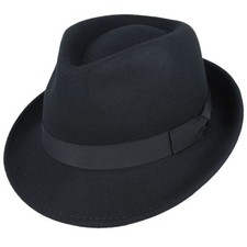 Trilby Hat 100% Wool Felt