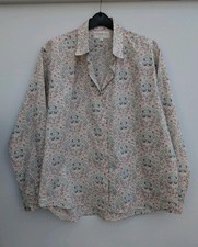 Cotswold Liberty Print Cotton Blouse Shirt  Size XL