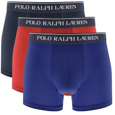 Mens Ralph Lauren Boxer Shorts Underwear Trunk 3 in a Pack