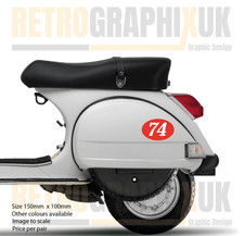 Racing Number Decals (Pair)