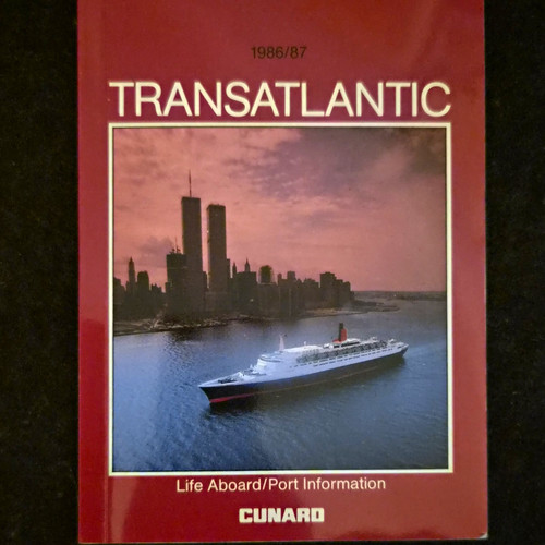 Cunard transatlantic 1986 - cunard, 1986/87